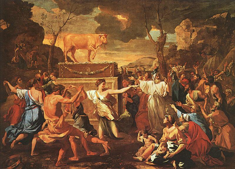 Nicolas Poussin The Adoration of the Golden Calf